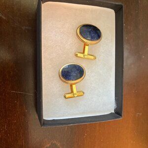 Black and Gold Me's Cuff Linkes